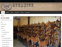 Tablet Screenshot of dynamitehorsemansupply.com